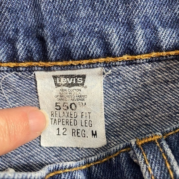 Levi’s 550 Vintage Relaxed Fit Tapered Leg 12 Reg M - Picture 9 of 9